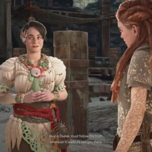 Alison Jaye Horowitz Instagram - WHATTTTTTTTTT DOGG ‼️‼️‼️‼️‼️I have a million things to say and feelings are bursting out of every crevice of my body /// but for now ill run around and continue to sweat and explode /// Thank you endlessly @bafta for this nomination and to my team at @guerrillagames for giving me the chance to bring Alva to life. 🤍Alva forever 🤍🏹🏹🏹🏹🏹🏹🏹🏹🏹🏹🤍🤍🤍🤍🤍🤍🤍🤍🤍LETSSS GO BABBBBBYYYYYYY ❣️