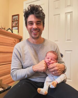 Alison Luff Instagram - My forever Valentines. 💘 Witnessing @matthewmagnusson step into Fatherhood has been one of the best parts of becoming a Mama. Sometimes I feel like my heart just might actually burst. Levi and I are so lucky to call you ours.