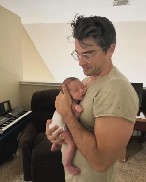 Alison Luff Instagram - My forever Valentines. 💘 Witnessing @matthewmagnusson step into Fatherhood has been one of the best parts of becoming a Mama. Sometimes I feel like my heart just might actually burst. Levi and I are so lucky to call you ours.