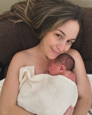 Alison Luff Instagram - Saturday, January 6, 2024 at 10:09 pm our son Levi Stone Magnusson (7lbs 15oz and 20 1/2 inches) joined us Earthside via waterbirth. My body is sore but my heart is overflowing with an unimaginable kind of new love. Childbirth was the most transformative, overwhelming experience that truly took a village. (more on that later.)
All 3 of us are finding our way and soaking up every second. There are several people to thank but for now it’s back to cuddles, rest and baby gazing.