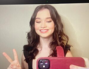 Alison Thornton Instagram - Zoom press day for #caughtinhisweb 
Glam by @jadaciannearriola
