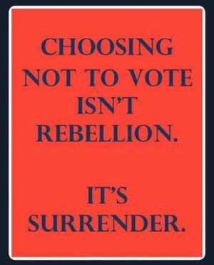 Alison Wright Instagram - Use your voice and vote.

#vote like your future depends on it ..