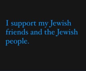 Alison Wright Instagram - Always ❤️

#stopantisemitism #stopthehate