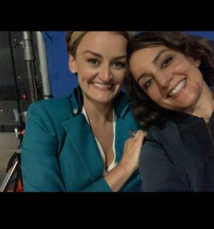 Alison Wright Instagram - This one @archiepanjabi 
She’s a good ‘un! ❤️

She loves FIVE STAR (almost) as much as me. 
 🌟🌟🌟🌟🌟
We wanted to recreate the System Addict video in the Eternal Engine , with those jumpsuits ! alas Covid .. blah blah .. still think we should do it !

#fivestar #fivestarofficial 
#systemaddict #archiepanjabi  #snowpiercer #snowpiercertnt @snowpiercertv @archiepanjabi