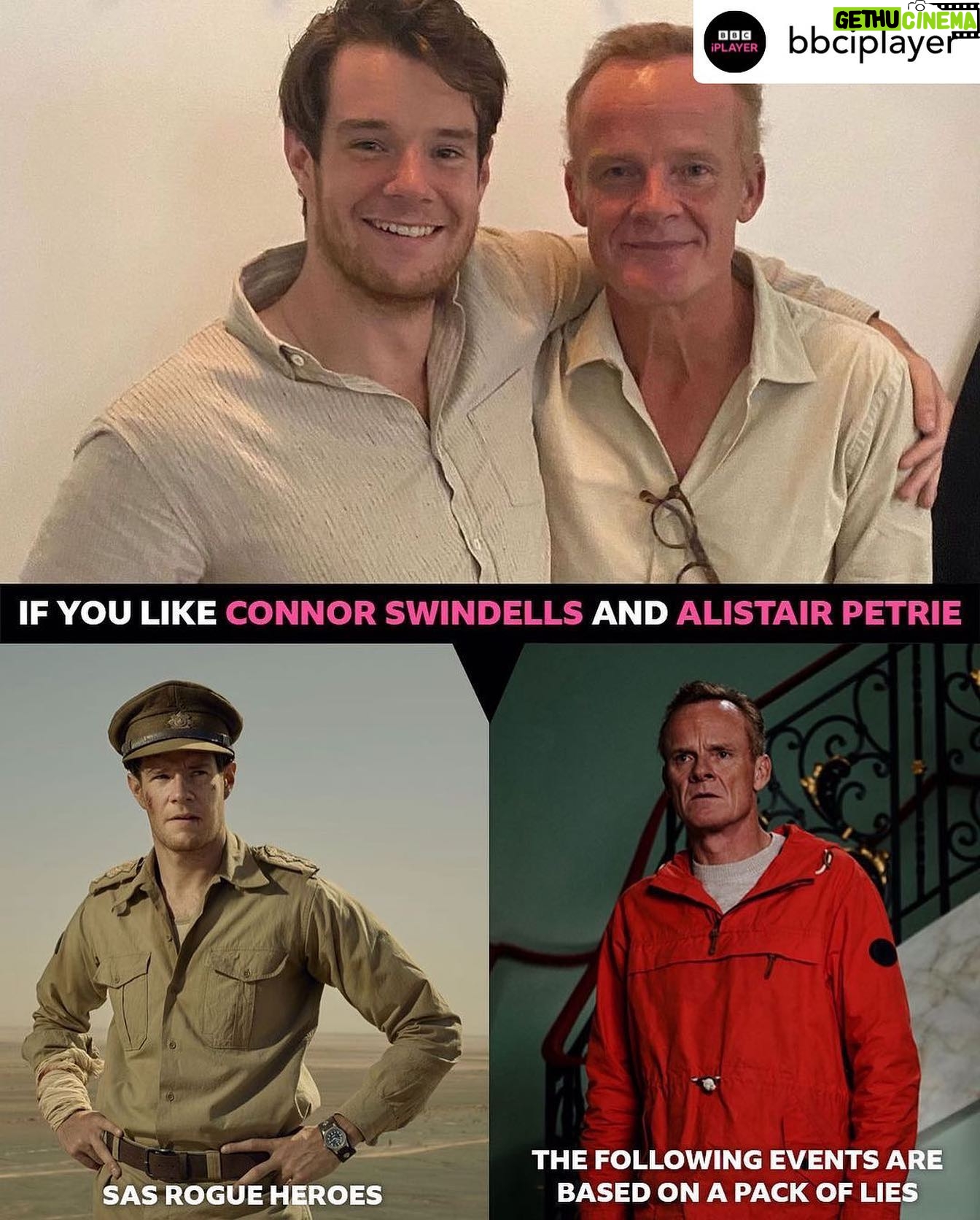 Alistair Petrie - 13.1K Likes - Posted @withregram ⢠@bbciplayer ICYDK, Adam and his dad are also on iPlayer! š #PackOfLies #SASRogueHeroes #iPlayer #SexEducation