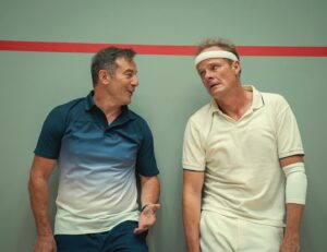 Alistair Petrie Instagram - My ‘more successful and better looking brother’. The mighty @therealjasonisaacs joins the Groff family. And he’s a complete shitbag. A Great Groff. #sexeducation photos by the very one and only @srtaylorphotography #groff