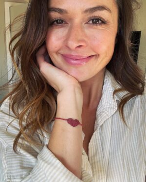 Aliyah O'Brien Instagram - She wears her heart on her sleeve 😉♥️

I bought this little bracelet when I was in Mexico from a sweet Mayan woman. 
I had just left Colombia and in so many ways had been practicing living a heart led life. I always feel like Latin countries are so much better at this.
Corazones abiertos.
Hearts open 💗
This bracelet is my reminder to love big and let love lead, always.

Living a heart led life is about so many things for me.
Mostly it’s about being courageous, even when it feels scary…especially when it feels scary.

Courageous enough to…
Be true to my heart.
Be authentically me.
To keep my tender heart open.
My bursting heart unfiltered.
My grieving heart held.
To love out loud.
To face rejection.
To close doors so that others can open.
To pause and listen and trust those heart whispers.
To wander into the unknown.
To release control and always ask, how would love lead?

This is a theme that consistently shows up amongst our guests on our podcast @juicylifeco 💗🎙️ 
So many great episodes that speak to heart led living and being curious and courageous with our hearts 🫶

Does this resonate with you?
Is there an area of your life you’d like to show up more bravely with love?

The gift of our love is immeasurable.
Love is the medicine.

Love big sweet friends.
You deserve it.
The world deserves it.
Amor amor amor ♥️