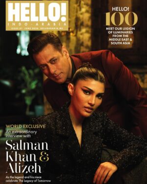 Alizeh Agnihotri Instagram - Introducing HELLO! Indo-Arabia’s inaugural cover featuring the supremely talented @AlizehAgnihotri  and her uncle @beingSalmanKhan as they take a deep dive into films and family for the first time ever in a world exclusive. 

After making her movie debut in 2023 with Farrey and taking home over five awards for her performance, the young artist- daughter of Alvira and Atul Agnihotri- impresses with her dedication and discipline. “I didn’t think I was going to be in films. It happened very organically. I’m a very creative person and the film industry is an amazing place to be because there are just so many varied options you can explore,” our cover star says confidently. 

Alizeh perfectly embodies the Legacy of Tomorrow, the theme of our issue and our launch extravaganza. Grab a copy of our first issue to read the full story.

Editor in Chief- @FaarahMehtas 
Digital Editor- @AnahitaGhai 
Photographer - @tarunvishwaofficial 
Creative director - @gautampulp @pulpindia
Stylist - @edwardlalrempuia, @theartistsproject
HMU for Alizeh - @kirandenzongpa @featartists 
Production Designer - @y.r.powle_78
Producer - @amrita_deliwala @prodbayproduction
@Communiquefilmpr

Alizeh wearing @alpana_neeraj
Salman Khan wearing @nm_design_studio 

@BeingSalmanKhan’s Team: 

Manager - Sodhan Patel @jordy_patel
Makeup - Sudesh Nag
Hair Stylist - Imran (Hakim Alim)
Styling Team - Tanushka Kitt @tankakitt
Digital video during the shoot - @saajan_singh23 
Driver - Ashok Singh
Bodyguard - Jagraj Jagroop Ghooman 
Driver - Rajesh Rodridges
Personal Attendant - Dalip Singh Gussain 
Vanity Van - Santosh Shinde
Salim Basu Shaikh - Vanity & Tent Attendant Personal Security - Shoot Care’s
Extra Security - Shoot Care’s
Tent with Staff - Salman Khan Ventures Pvt Ltd.

#alizehagnihotri #SalmanKhan