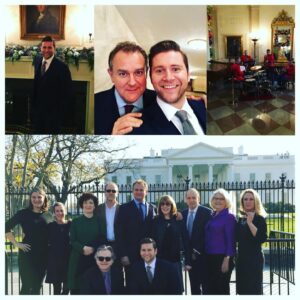 Allen Leech Instagram - What a treat! Visiting the White House for a Christmas party.