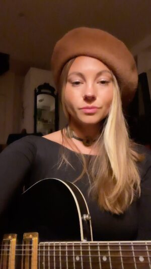 Allie Gonino Instagram - This song has been a comfort since @alicegreczyn suggested I listen to, and cover it. Originally performed by Ricky Nelson, and written by Baker Knight in 1958. ‘Lonesome Town’
