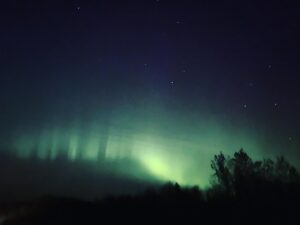 Allison Miller Instagram - Witnessed the Northern Lights tonight and screamed a lot to myself. Minnesota is A .