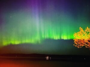 Allison Miller Instagram - Witnessed the Northern Lights tonight and screamed a lot to myself. Minnesota is A .
