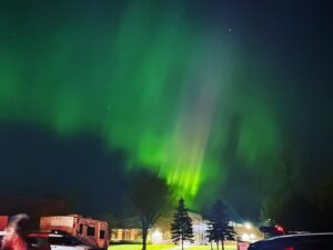 Allison Miller Instagram - Witnessed the Northern Lights tonight and screamed a lot to myself. Minnesota is A .