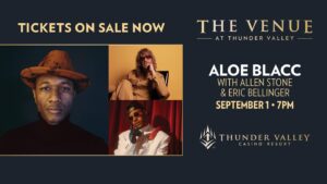 Aloe Blacc Instagram - The Venue at @thundervalley September 1st! Alongside @allenstone and @ericbellinger 
Hope to see you there. 

Tickets on sale now! 🔗 in bio