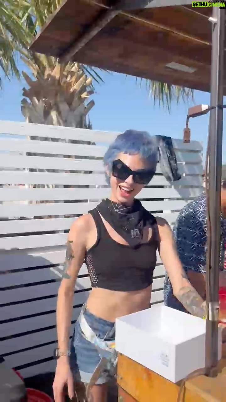 Alondra Excene Shields - 298 Likes - Slinging lemonade for both weekends of Coachella! It’s been a while since I’ve done a job that isn’t makeup, it’s so much fun! I really enjoy being face to face with guests and elevating their experience. I got to meet so many wonderful people yesterday! Day 2 let’s goo!! 🤘🏽
Top from @foxbloodshop
📸 @sarahdannypineapple
•
•
•
•
•
#justsqueezed #coachella