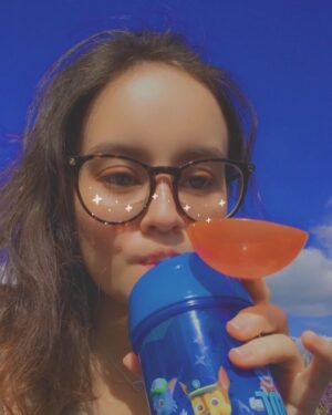 Aloreia Spencer Instagram - pinkies up for the child sippy cup