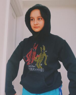 Aloreia Spencer Instagram - me n my favorite hoodie , and the adventures of chilling at home !