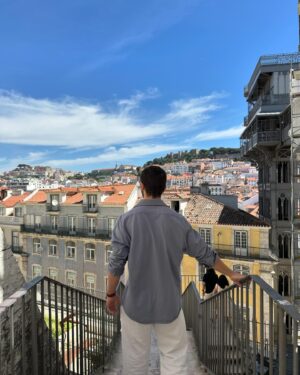Álvaro de Juana Instagram - After work in Lisbon.☀️