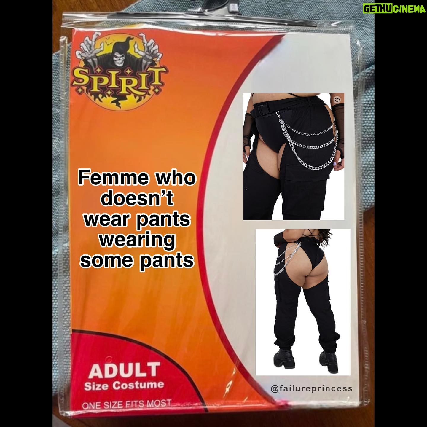 Amanda-Faye Jimenez - 3 Likes - Call me lazy if you want, but I don’t have a costume for tonight, and restricting my precious calves is about as spooky as I can bear at the moment! #femmefriday