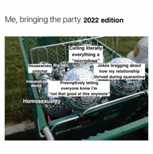 Amanda-Faye Jimenez Instagram - MEME UPDATE: Some  #partygirlofacertainage things change, some things stay the same, and some I guess are the same but feel different. Most news on the aging front as always is bleak (p sure I have a bald spot in my bangs??) but that thing is happening at…my…new age…that happened in my thirties where I expected to feel different (better) like everyone promised right away but it took a second. All of a sudden things from my early 30s that seemed normal or whatever seem so stupid now. And I guess part of growing up is just a race to see how quickly you start to find your former self a fucking tool. Doing pretty great on that part!