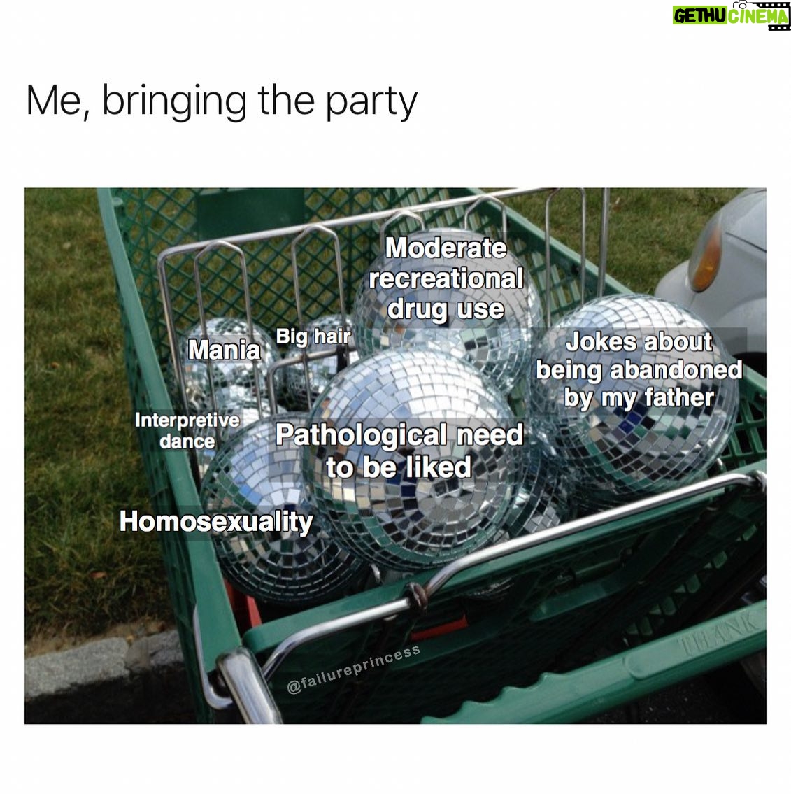 Amanda-Faye Jimenez - 3 Likes - MEME UPDATE: Some #partygirlofacertainage things change, some things stay the same, and some I guess are the same but feel different. Most news on the aging front as always is bleak (p sure I have a bald spot in my bangs??) but that thing is happening at…my…new age…that happened in my thirties where I expected to feel different (better) like everyone promised right away but it took a second. All of a sudden things from my early 30s that seemed normal or whatever seem so stupid now. And I guess part of growing up is just a race to see how quickly you start to find your former self a fucking tool. Doing pretty great on that part!