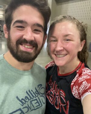 Amanda Leve Instagram - Whether it is before a fight, after a jiujitsu match, a special occasion, or scootering around a different city... I have the best guy with me for it all. Happy Valentine’s Day to my love!🥰❤️ #IfYourBoyfriendDoesntHaveCauliflowerEarYouHaveAGirlfriend