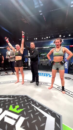 Amanda Leve Instagram - A hard fought decision! @amandaleve_mma gets it done with a 29-28 unanimous decision win 

PFLonFubo LIVE NOW | @fuboSports
🇺🇸🇪🇸🇨🇦🇫🇷: FuboSportsNetwork.com
🌎: link in bio