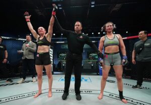 Amanda Leve Instagram - A battle won, but the war has only just begun.⚔️🛡 
#PFLChallangerSeriesWinner 

A lot of people to thank for this victory. 
The level up I made in this camp was astronomical. Thank you everyone for putting your time into helping me achieve a victory onto the next! 

#🇺🇸 #MMA #wmma #Profighter #professional #professionalfighter #fight #fighting #cagefight #grappling #bjjgirls #striking #jiujitsu #bjj #nogi #wrestling #war #battle #victory #pfl #mixedmartialarts #winner #winning #gladiator #fightnight #pro #jiujitsugirls #striking #onthehunt