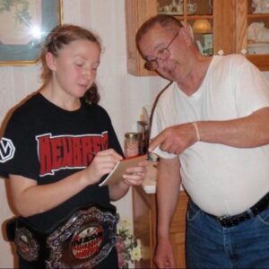 Amanda Leve Instagram - Signing @polaris_professional posters today, but my first real autograph was at 12 years old to my grandpop after winning a belt at @nagafighter 🤣 

Watch me grapple tmrw for Polaris on @ufcfightpass 

#jiujitsu #bjj #polaris #grappling #pfl #fighter #naga #grappler #submissiongrappling #bjjkids #ufcfightpass #ufc #mma #wmma #professional #professionalfighter #wrestler #bjjpractice #jiujitsulifestyle #jiujitsugirls #nogi #gi #subonly