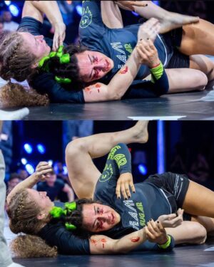 Amanda Leve Instagram - I do love some good old fashioned controlled & skilled violence😚👌

#violence #mma #bjj #grappling #jiujitsu #womensmma #womensbjj #fight #grappler #grapple #submissiongrappling #grapplinggirls #fighter #skilledviolence #strong #wmma #blood #fightnight #amandaleve #gabigarcia #fighting #cagefighting #mmatraining #mmalifestyle #jiujitsulifestyle