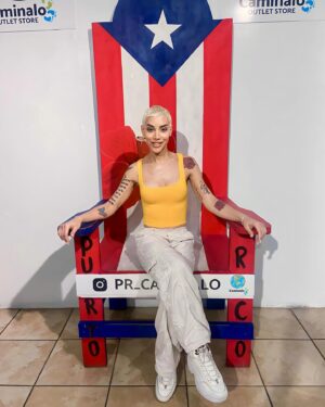 Amar Sotomayor Instagram - Nada como una hermosa tarde en casa, en mi Viejo San Juan, Namaste y TE CALLAS!!! 🇵🇷🩵🌺 #amarsotomayor #actriz #model #modelo #singer #transgender #transgenero #trans #transexual #mtf #transwoman #transmodels #transactress #puertorican #puertorico #lgbtq #pride #blondehair #boricua #losangeles #california #fashion #love #tattoo #viejosanjuan #oldsanjuan #home  #navidad #christmas #theresnoplacelikehome