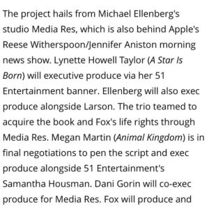 Amaryllis Fox Instagram - Cannot imagine telling this story with any other team of badass women. Two years and a lifetime in the making.
.
@jordanpavlin @brielarson @lynettehowell79 @erinmalone @aderoy777