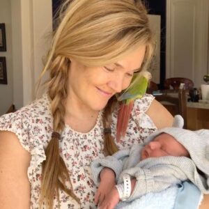 Amaryllis Fox Instagram - Our hearts are overflowing. Our family is complete.❤️
.
Cassius Watts Thoreau Kennedy, born the 30th of Aug at 1:28pm
.
We named him Cassius for the great Muhammad Ali, who sacrificed millions, relinquished his titles and went to prison, rather than participating in an unjust war. Thoreau, for Henry David Thoreau, who chose jail over the support of slavery. And Watts, for Alan Watts, lifelong student and teacher of nonviolence, who plays his own role in our love story.
.
All in all, this baby better learn to read fast!
.
Til then, he is snugged in the arms of his big sisters and showered in our love. May he stand on the shoulders of his namesakes and live life as a fighter for peace.