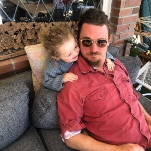 Amaryllis Fox Instagram - Nothing explodes my heart quite like watching you two together. Happy dada’s day, my love. Can’t wait to do it all over again in August! 🙌🌟✨🥰🐾❤️