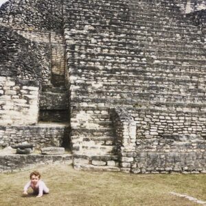 Amaryllis Fox Instagram - Just a bunch of dorks, electrified by the mysteries of Earth’s past and full of hope for Earth’s future. Hiking the ancient Mayan sites of Guatemala and Belize. Backpacks and cargo planes and worth every footstep! Happy new year, everyone! #2020 #goldendecade
