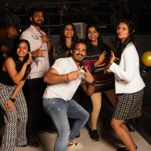 Ambati Arjun Instagram - Naa Pellam super hit bday celebrations at @loko.hyderabad ❤️

Happy Bday @nitya.saxena1186 ❤️

Special Thanks to @ambati_arjun @kajalrj @hamida_khatoon_official @sirihanmanth @avinashravinuthala_official @rrdhruvan @harshitha_karthik_ @karthik_naniii @khan_mehraj @bharath_surya @rahulsagark @kamalesh_sagar @varshnm @opinionated__unpopularly @nikkhil_bareli @anchorravi_offl 

Clicks by @portraitsbyprudhviraj 😎