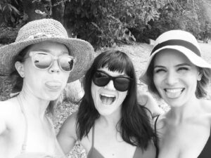 Amber Goldfarb Instagram - Birthday beach bash amongst besties. Happy birthday @catherineberube ! We love you to the moon and back. 🌚🤍 #bday #bdaygirl #besties #beach #beachbash #loveyoutothemoonandback