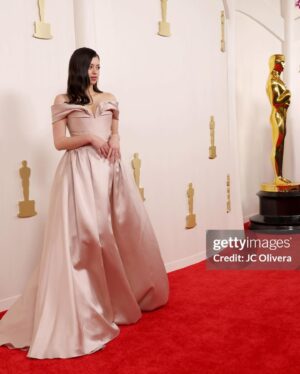 Amber Midthunder Instagram - What a night. I want to congratulate the KOTFM cast and crew. Trophies or not, that’s not where the win is. This has been such a historic time for native people. To see a drum group on the Oscar’s stage, to see @lilygladstone be honored and recognized by her fellow artists, and to see so many of my real life friends and loved ones in this space and in this moment is only scratching the surface of what is to come for our people. The pride and the honor is not in a statue or in the value others place on us, it’s that we will be talking about this time for years and years and what is to come. 
Thank you @theacademy for inviting me and giving me the opportunity to witness this night. 
@lilygladstone you are my hero. Wopila for all that you are. 
•• 
Also I picked this dress because when they said in my fitting I looked like a princess in it, it made me think of my tiny little kid self. Who had big dreams and a big personality. Before I ever thought I’d be an actress I always loved award shows and carpets. And to think, if that version of me could see me on this day, like this, there are no words to what that would mean for her. Doing it for all the little ndn princesses out there!!! We are strong and powerful, but we are soft and tender too💗