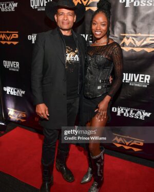 Amber Reign Smith Instagram - Thank you to everyone who came out to support our film at the private screening of #OutlawPosse in Atlanta last night! Catch all the action in theaters March 1st!