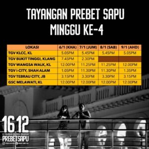 Amerul Affendi Instagram - Terima kaseh buat 16,826 orang yang telah menonton #PrebetSapu di pawagam.. Meluangkan masa serta berhabis duit ringgit untuk turun menonton di pawagam.. kami dari team @prebetsapufilm amat menghargainya.

Sokongan begini buat kami terus bersemangat untuk menghasilkan filem² yang berbaloi untuk anda tonton di pawagam..

Kepada yang belum berkesempatan anda boleh lihat pawagam² yang masih menayangkan filem kami ini.. semoga ada rezeki buat kalian menontonnya di sana..

Buat yang bertanya apakah akan ada filem ini di platform lain? Kami masih mempertimbangkan beberapa perkara.. antara faktornya karya filem harus di tonton di layar lebar.. jika di tonton di skrin kecil dan sistem audio yang biasa pasti akan memberi kesan yang lain juga..