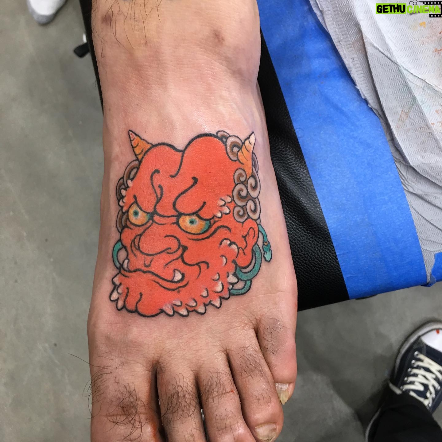Ami James - 10K Likes - Thank u for the great weekend at the @westtexastattooconvention and special thanks to @alextrufant and @trufant_1 for taking care of everything and making this weekend as good as it was . Here are some of the tattoos I had the pleasure of doing out there @hatchback_irons #pearlmachine