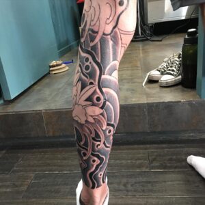 Ami James Instagram - Second sitting on this leg sleeve  @the_pearl_rotary @tadoo_original @tattoodo.app @camsupply #legendcartridges