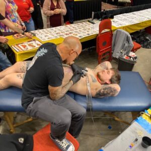 Ami James Instagram - Thank u for the great weekend at the @westtexastattooconvention and special thanks to @alextrufant and @trufant_1 for taking care of everything and making this weekend  as good as it was . Here are some of the tattoos I had the pleasure of doing  out there @hatchback_irons #pearlmachine