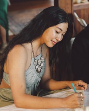 Ami Park Instagram - Felt like a whimsical nymph fairy 🧚🏼 this past weekend.. 

captured by @anthology.of.anthony 
Dress 👗 by @violetcastle__