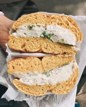 Ami Park Instagram - NYC 🥯 it’s been 2 years too long (insert GlutenEase extra strength💊🙃) 

#tompkinssquarebagels #nycbagels #bagelsbagelsbagels