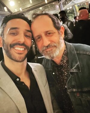 Amir Arison Instagram - Acting Professional. 
Best time @goodnightoscar Opening night.  Saw so many old pals and new ones.  The show is must see!  I wanna see it again just to catch all the jokes I missed cuz i was still laughing at the previous joke. @seanhayes is a tornado of talent... again must see, congrats to all involved 🙌🏼
📸 Tricia Arnold. Bruce Gilkas. LaChanze. Jackie. Selfies.