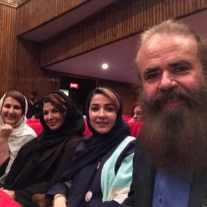 Amir Hossein Sharifi Instagram - امشب يازدهمين جشن منتقدان ونويسندگان سينماي ايران كنار ما شهره سلطاني وفاطمه گودرزي عزيز شب زيبايي بود