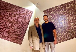 Amir Jadidi Instagram - چنان پر شد فضای سینه از دوست
که نقش خویش گم شد از ضمیرم 

در کنار استاد بزرگوار قاسم معمارزاده❤️ 
سايه‌تون مستدام 
.
.
.
#قاسم_معمارزاده #امیرجدیدی