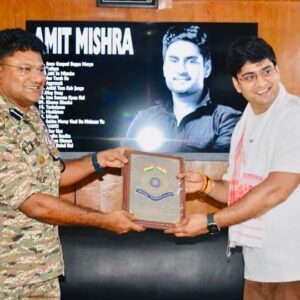 Amit Mishra Instagram - Had the privilege of meeting the esteemed CRPF Commandent of the 152 battalion. 
Commandent Sir Mr. Love Kumar and Deputy Commandment Sir Mr.P P Tiwari , along with their incredible team. Their dedication and bravery in safeguarding our nation is truly unmatched. 
Jai Hind 🇮🇳

Their humility and commitment were truly inspiring. Thank you for all that you do! #CRPF #Respect #JaiHind #AmitMishra #SingerAmitMishra #AmitPrakashMishra