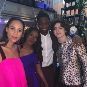 Amma Asante Instagram - Just because…✨ Happy Wednesday…!😘

With Zawe Ashton and Timothée Chalamet